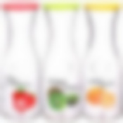 Бутылка стеклянная 1 литр LR цвет в ассортименте