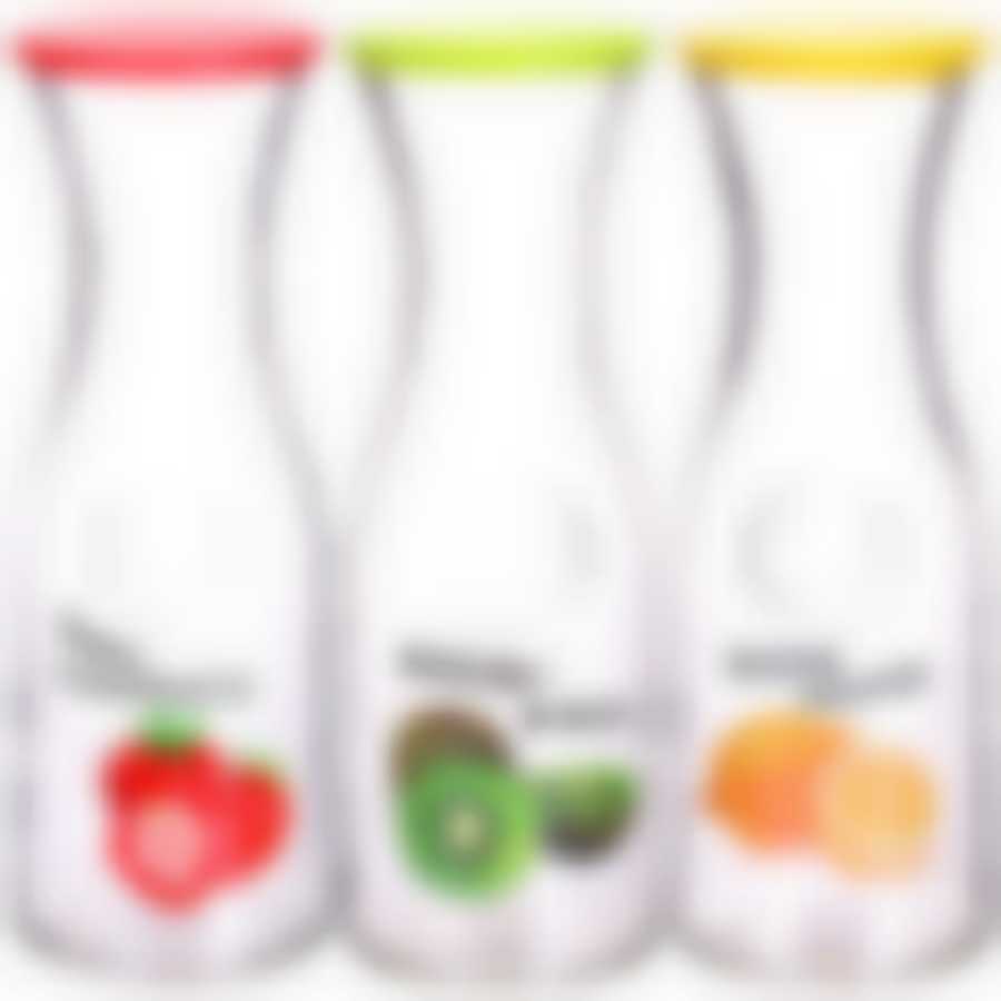 Бутылка стеклянная 1 литр LR цвет в ассортименте