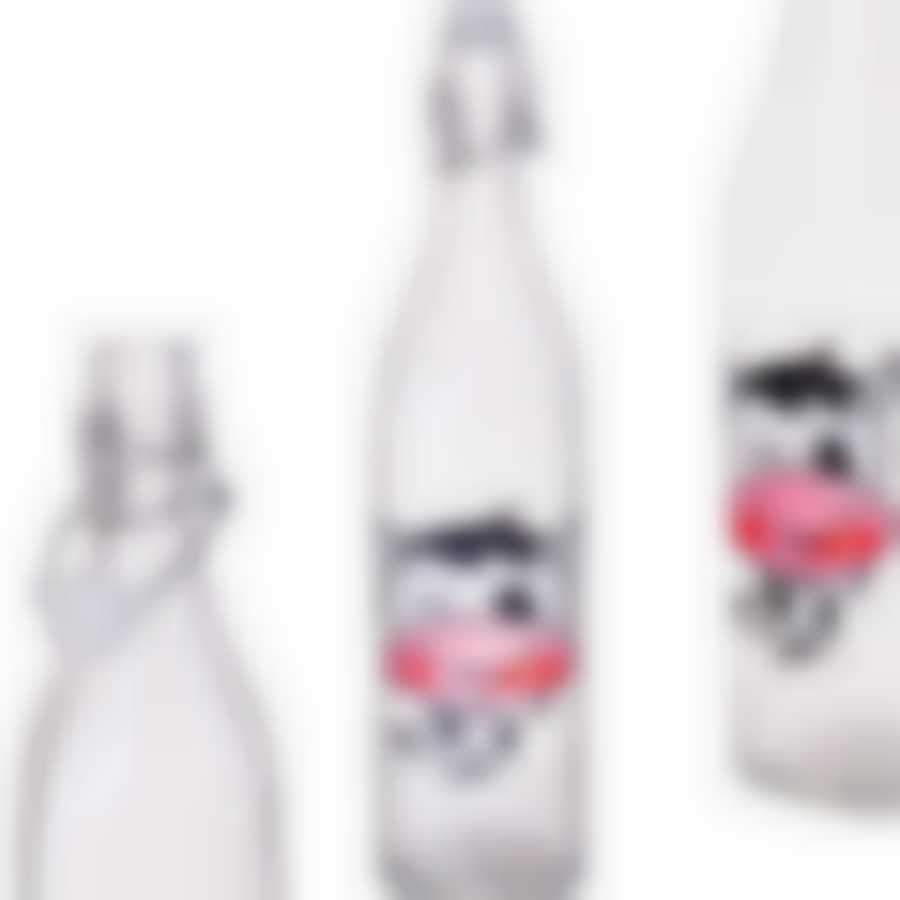 Бутылка 1 л стекло с крышкой LR