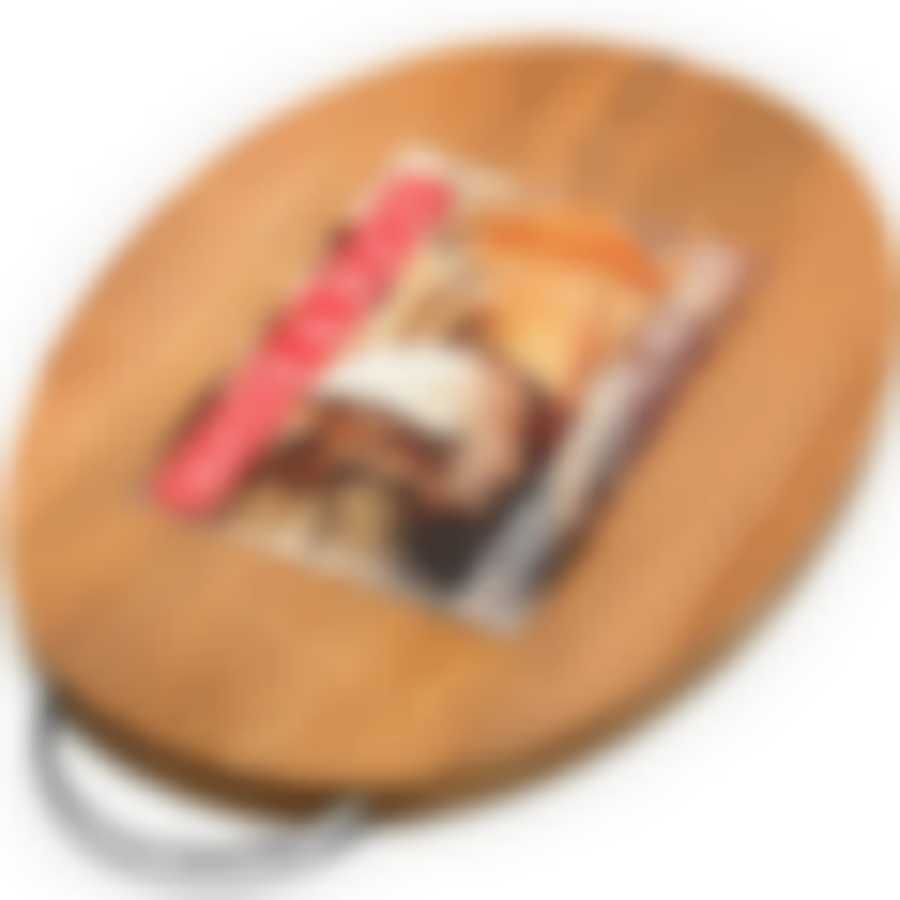 Доска разделочная овал средн мет. руч MB