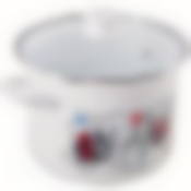 Кастрюля 5,0 л цил.об. бел. 1/4