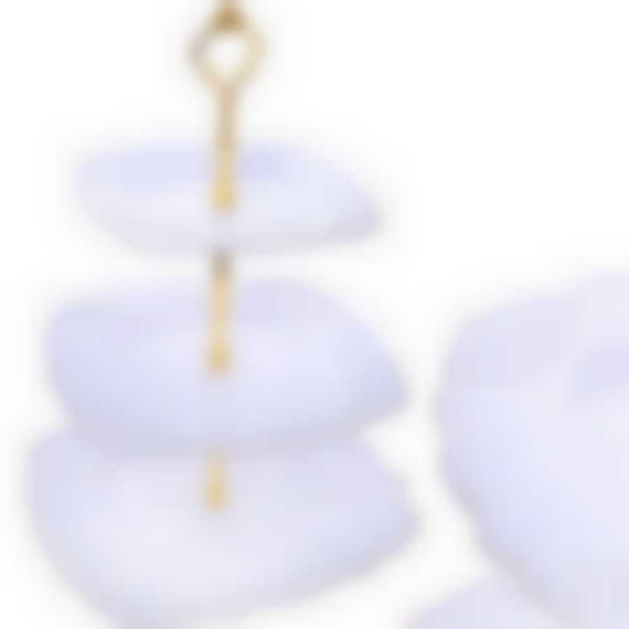 Конфетница 3х ярус 18-23,5-27см LR