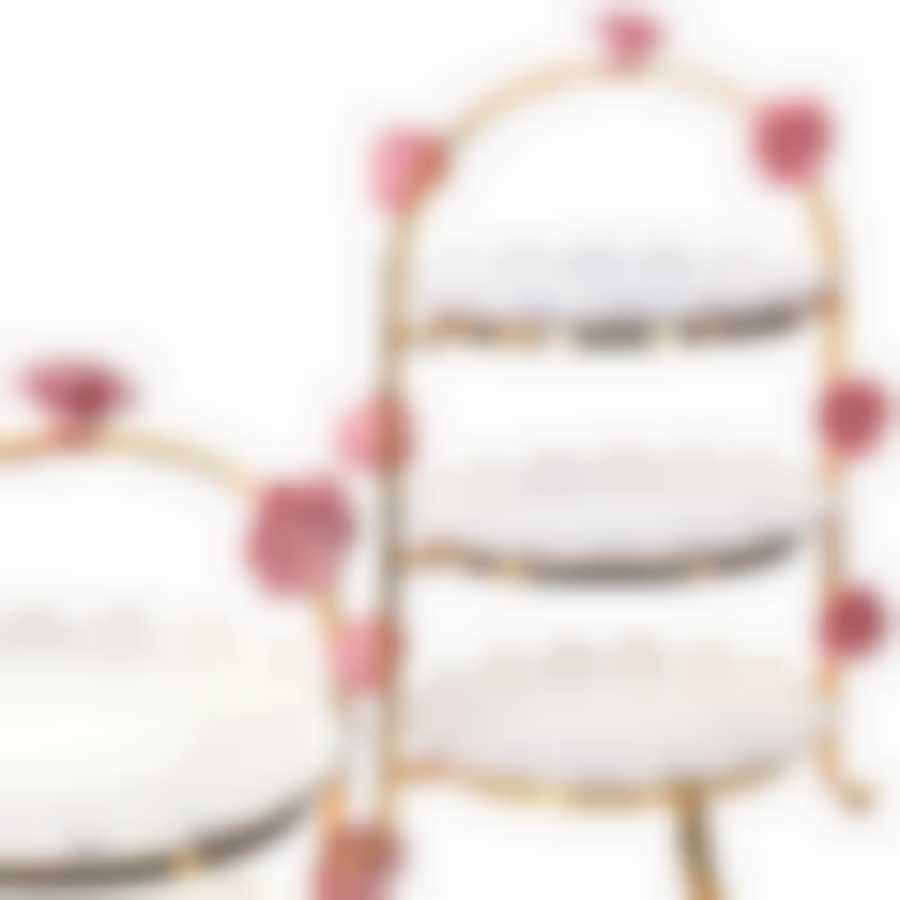 Конфетница 3-х ярус. ВАНЕССА-ПРЕМИУМ LR