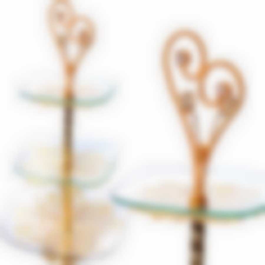 Конфетница 3х ярус. ВАНЕССА-ПРЕМИУМ.LR