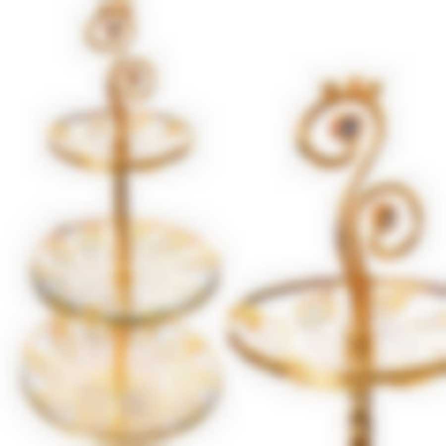 Конфетница 3х ярус. ВАНЕССА-ПРЕМИУМ.LR