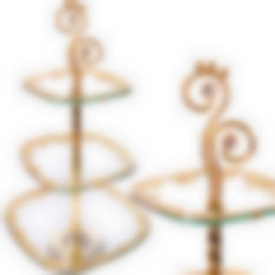 Конфетница 3-х ярус. ВАНЕССА-ПРЕМИУМ LR