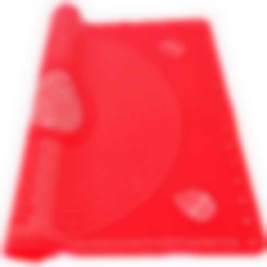 Коврик силикон 50х40см. красный MB