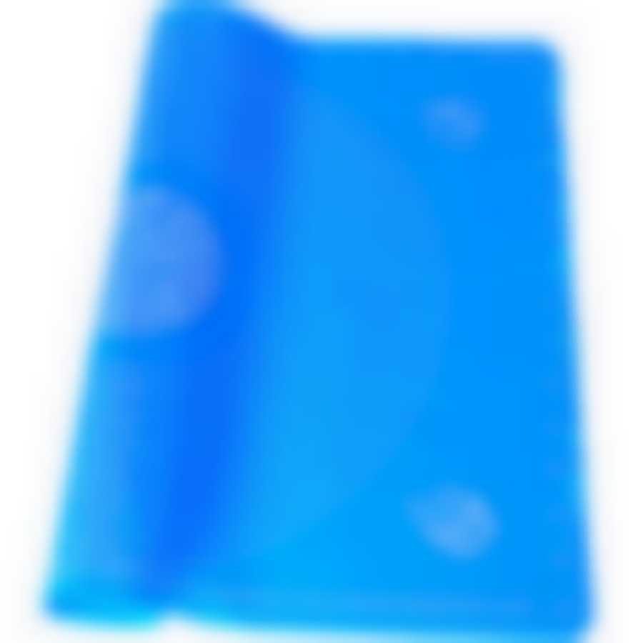 Коврик силикон 50х40см. голубой MB