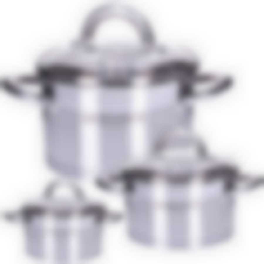 Набор посуды 6пр нерж 2+2,8+3,8л MB