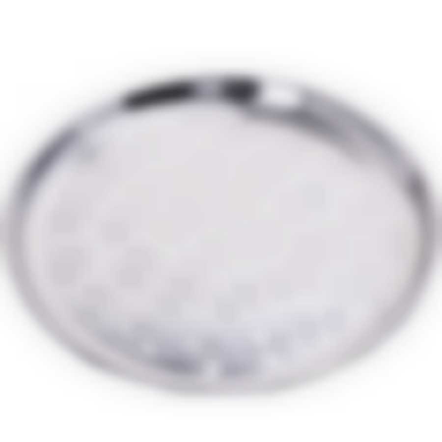 Поднос 30 см круглый нерж/стальМВ