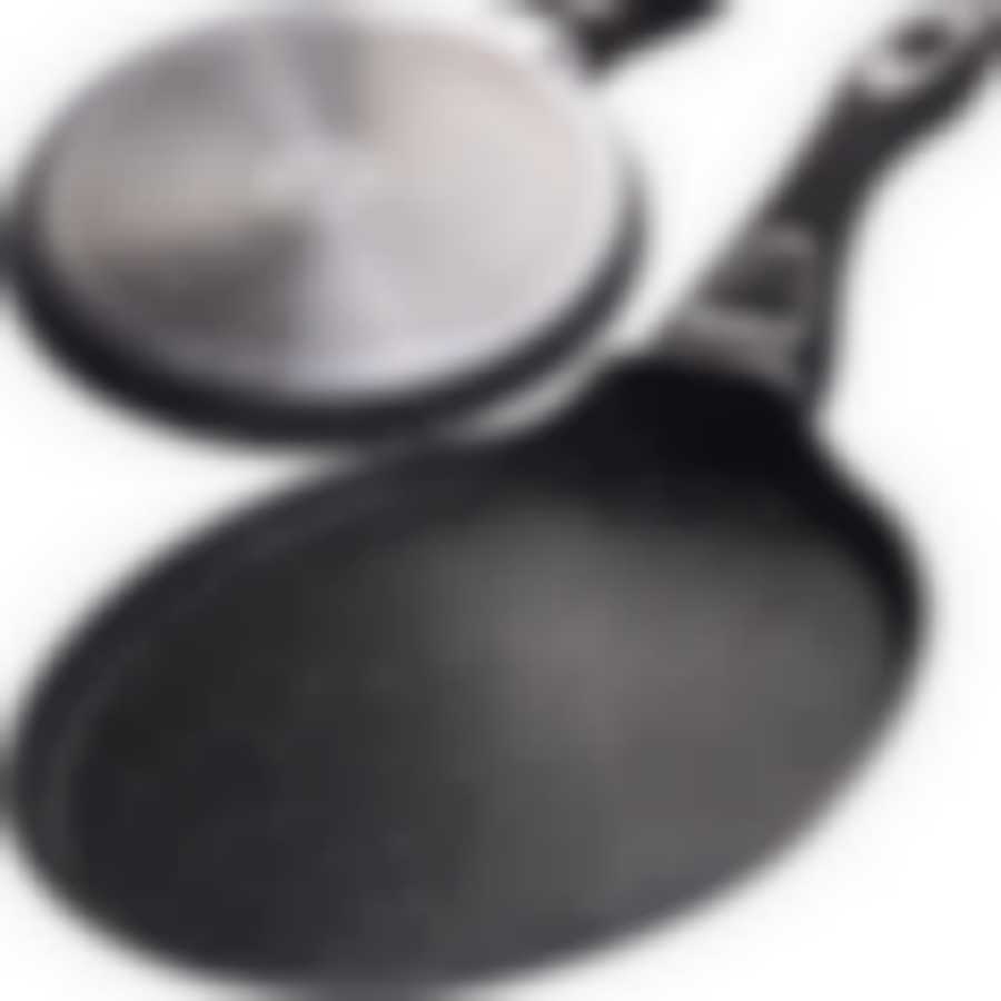 Блинница алюм 24 см мрам/п бак/руч MB