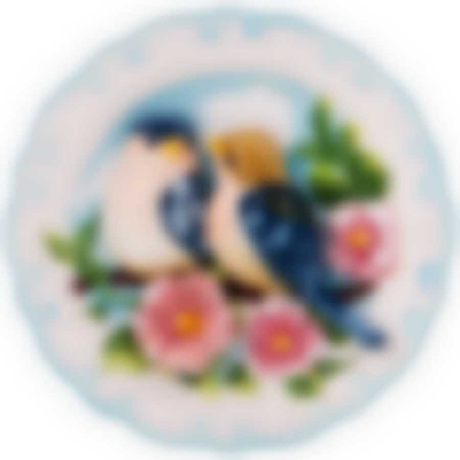 Тарелка декоративная "ПТИЦЫ НА ВЕТКЕ" 12 см