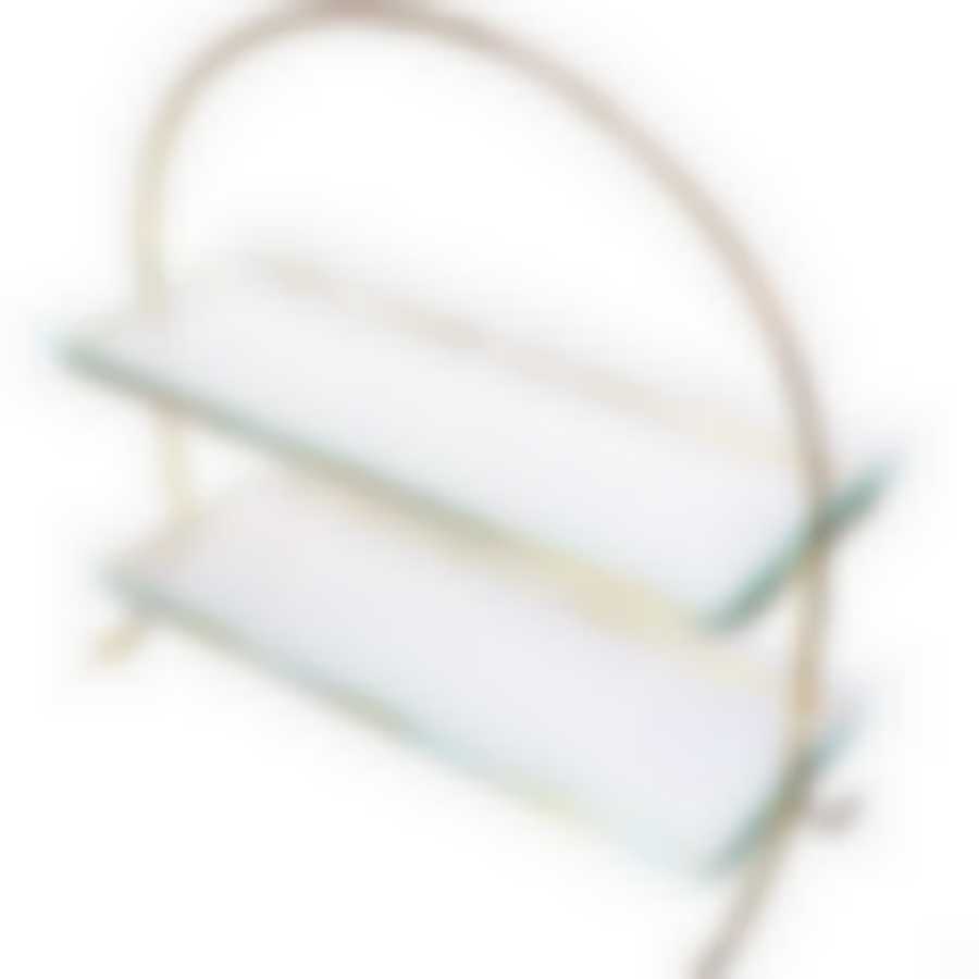 Блюдо на подставке 35х14см 2-яруса LR