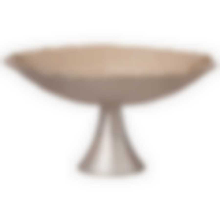 Блюдо на ножке Treasure beige 30см