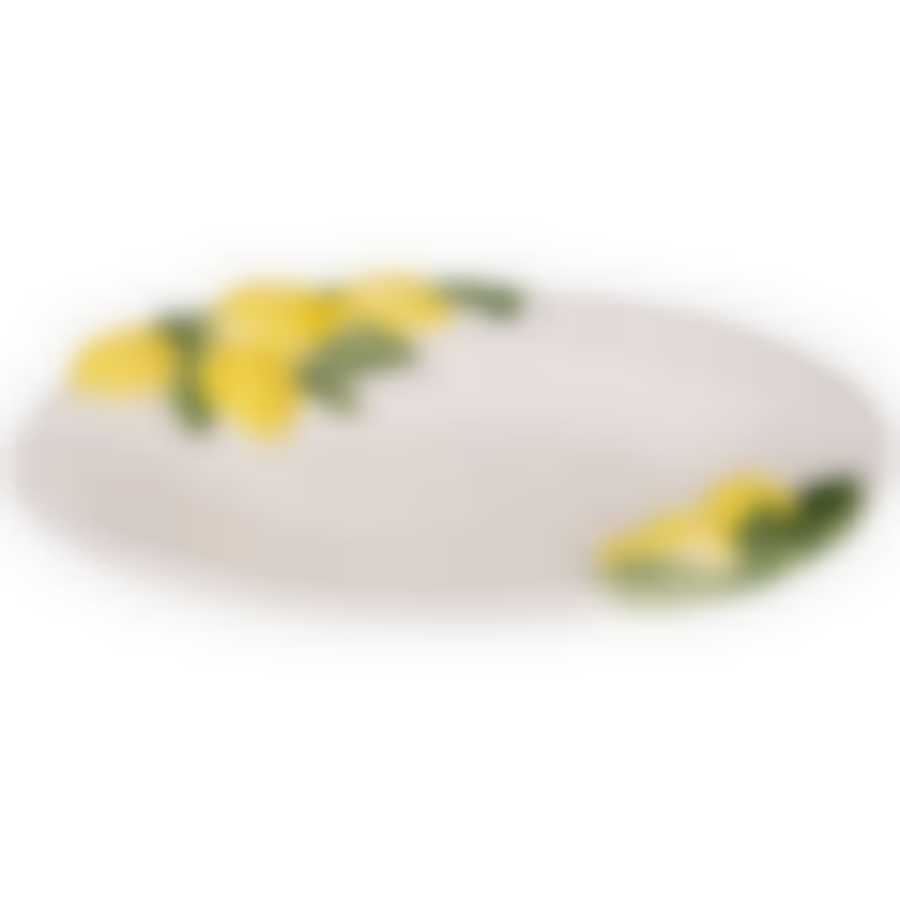 Блюдо овальное Лимоны 30х38см