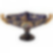 Блюдо на ножке lefard Влюбленная пара кобальт 30*18*16 см 