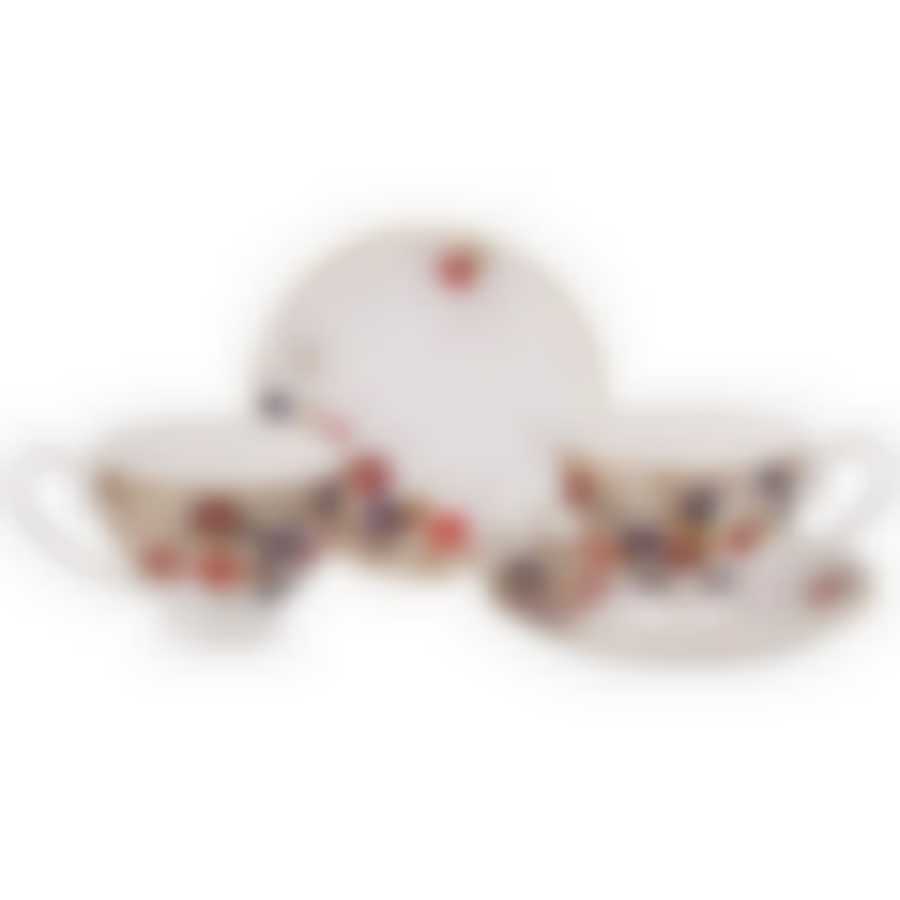 Чайный набор lefard Ежевика на 2пер. 4 пр. 280мл 