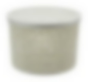 Коробка БЯЗЬ с крышкой D22см 4,5л  белый ротанг