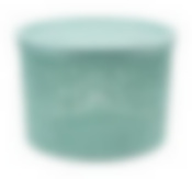 Коробка БЯЗЬ с крышкой D22см 4,5л  Морская волна