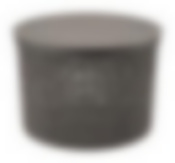 Коробка БЯЗЬ с крышкой D22см 4,5л  французcкий серый