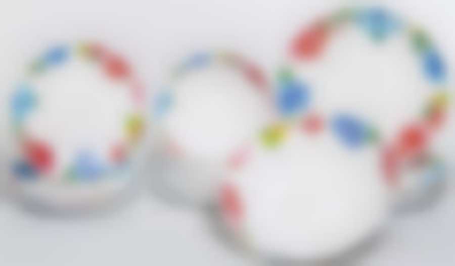 Набор столовый 19 пр. "РОЗА АКВАРЕЛЬ"