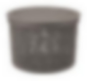 Коробка БЯЗЬ с крышкой D17см 2л  французcкий серый