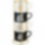 Набор кружек на металл.подставке lefard  Top style  4 шт. 360мл 