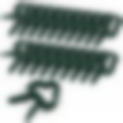 Набор зажимов для растений. 20 шт. Размер 3х4х0,7см. NEW