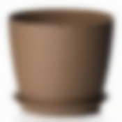 КАШПО с поддоном "Ротанг" d=210мм 4,7л (бежевый ротанг)