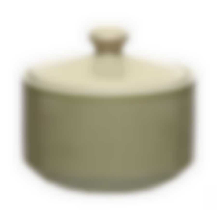 Сахарница ф.Практик 250 мл Акварель фисташковая Башкирский фарфор