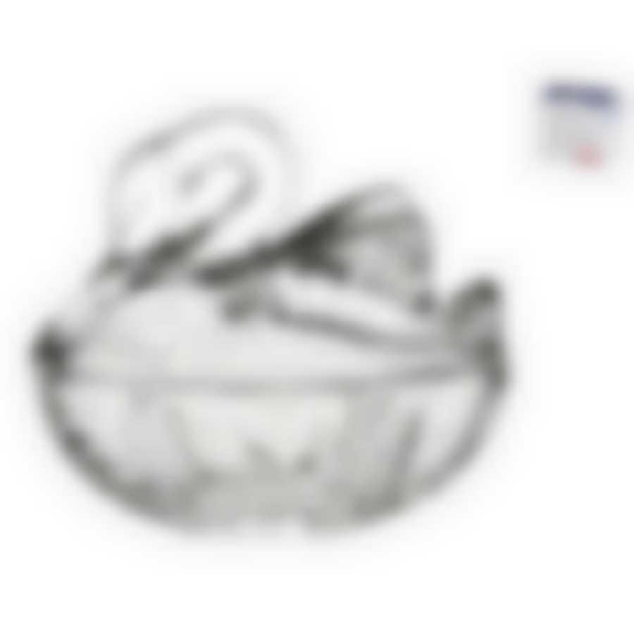 Ваза с крышкой 13.5см "Лебедь"