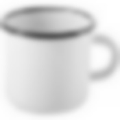 Кружка 0,25 л белый 1/45