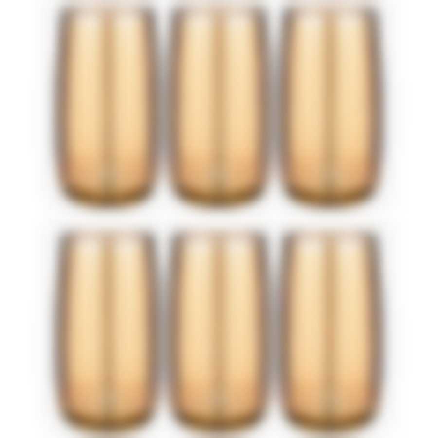 Набор стаканов из 6 шт Гречишный мед 330 мл