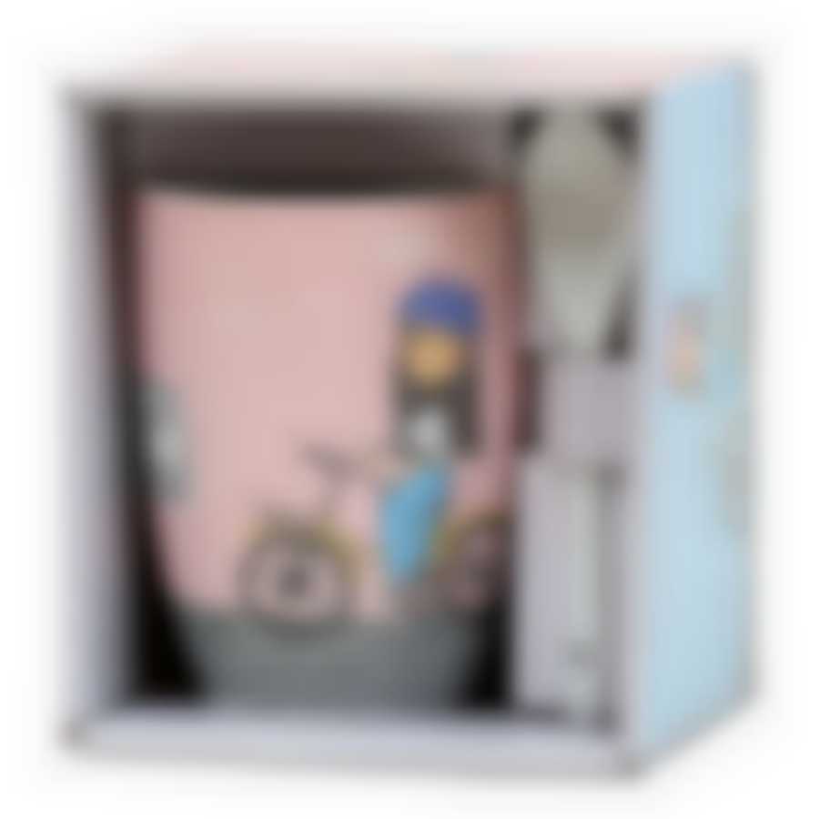 Кружка Бочка с ложкой 340 мл п/уп "Подружки-болтушки"