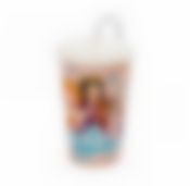 Стакан "Царевны" 0,5л (с крышкой и трубочкой)