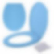 Сиденье для унитаза с крышкой (голубой цв.)