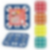 Варенница 18 ячеек, 25*25см (пластм) 5цв.