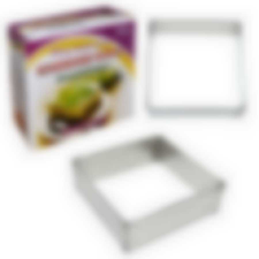 Форма кулинарная Мультидом квадратная,15х15х5см