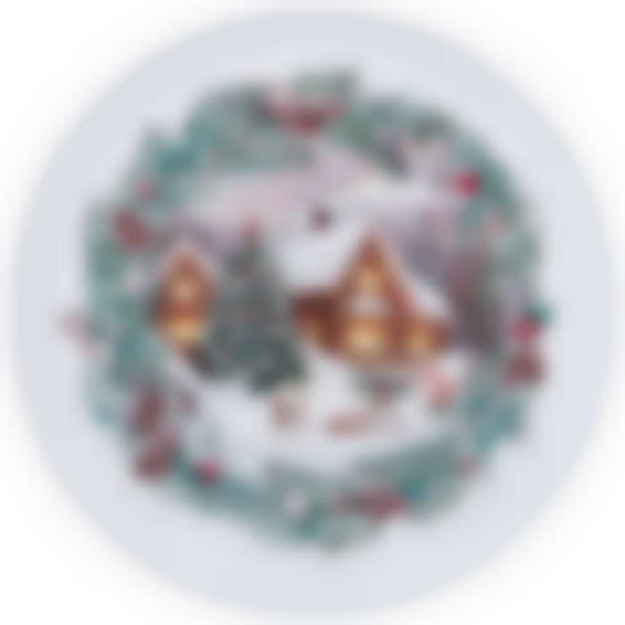 ПОДНОС СЕРВИРОВОЧНЫЙ AGNESS "НОВЫЙ ГОД"  33*2,1 СМ