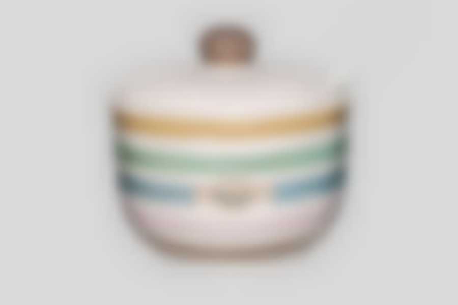 Сахарница "Полосы" 520 мл с ложкой в подарочной упаковке