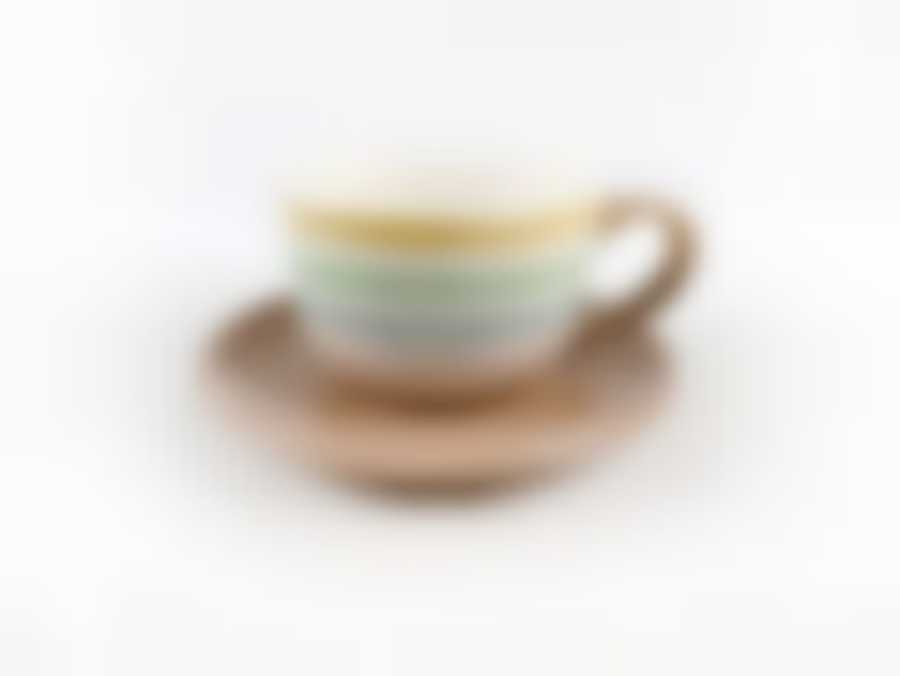 Чайная пара "Полосы" 220 мл в подарочной упаковке