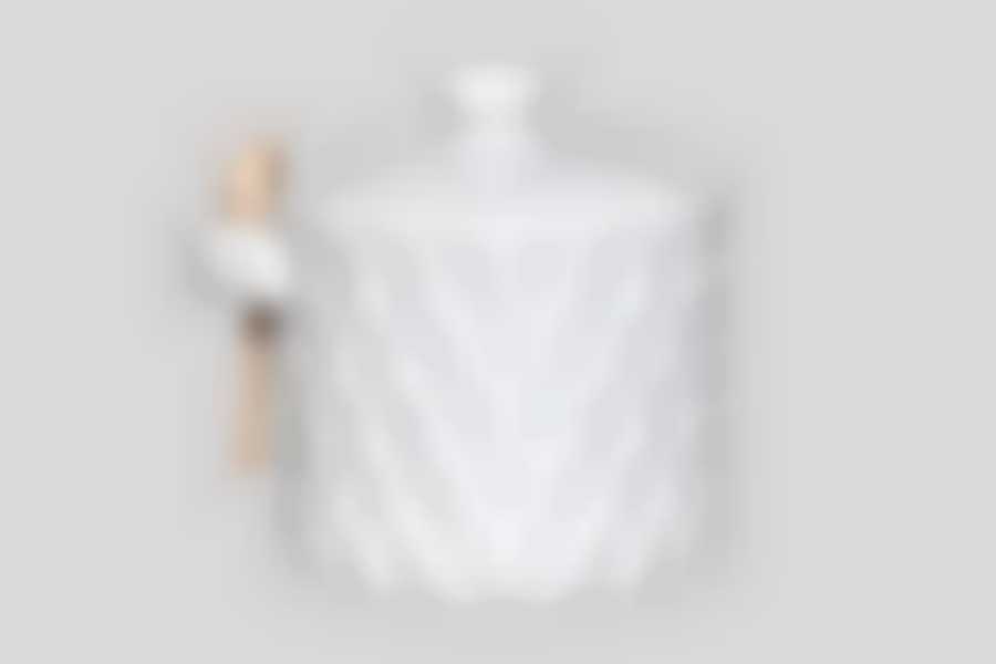 Банка "Жемчужная волна" 450 мл с ложкой в подарочной упаковке