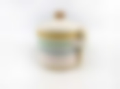 Банка "Полосы" 450 мл с ложкой в подарочной упаковке