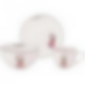 Набор посуды lefard моя радость, 3 пр.: салатник 470мл, тарелка 20см, кружка 220мл