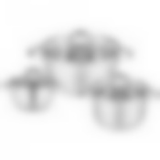 Набор кастрюль agness со стекл.крышками 6пр. 1,7/3,5/6,5 л. размер 16x9,5/20x12.5/26x13.5 см