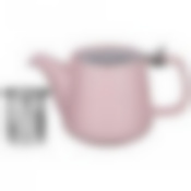 Чайник с металл.ситом и металл.крышкой Velour 500мл, розовый 