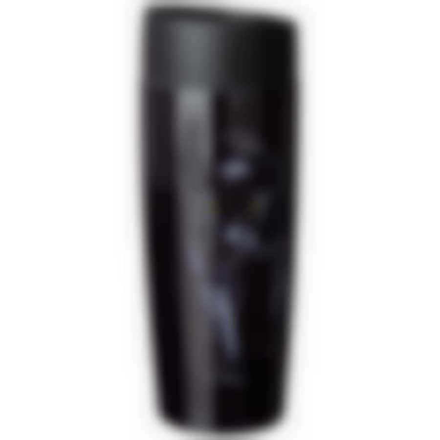 Термокружка agness Черная пантера с кнопкой-стоппером , 380мл колба нерж.сталь