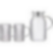 Набор agness High-tech кувшин с крышкой фильтром 1600 мл + 2 кружки 320 мл цвет:прозрачный