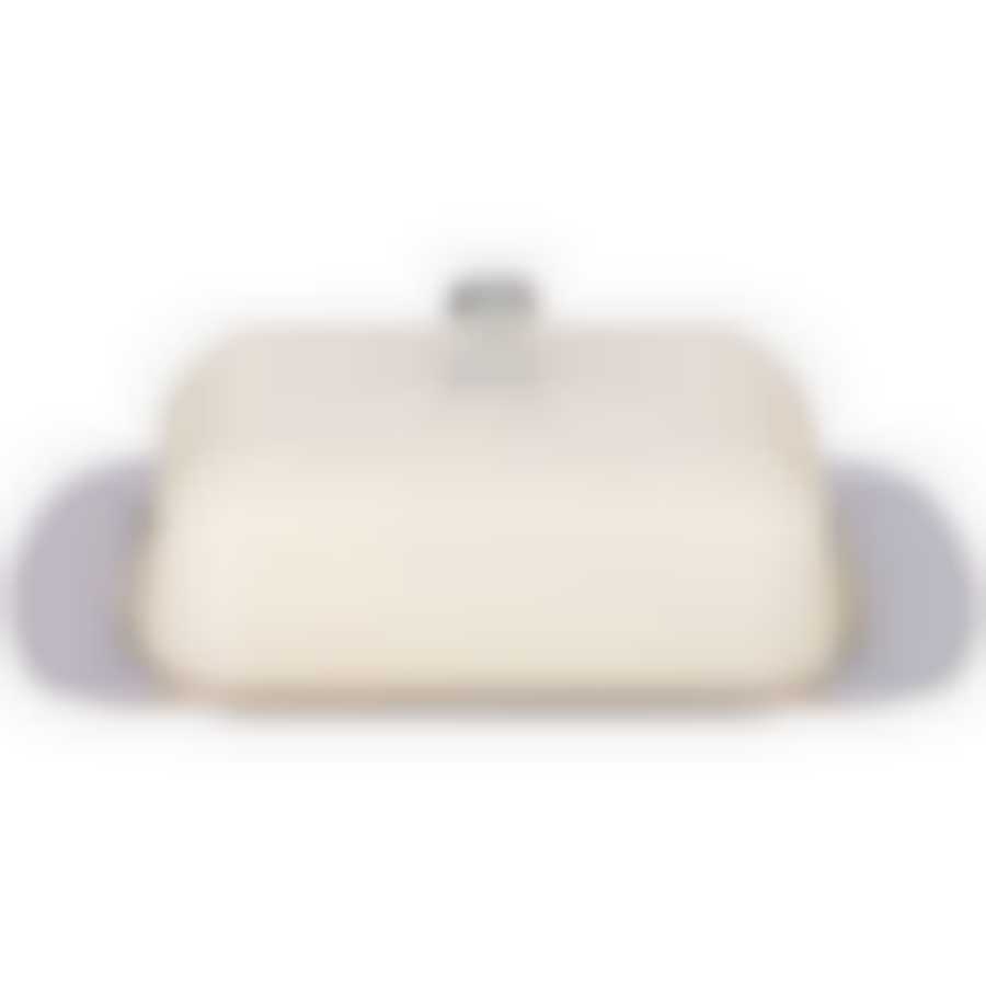 Масленка agness с металл. крышкой 19*12*7 см