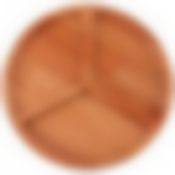 Менажница круглая agness Native 3 секции диаметр= 25 х 2,0 см